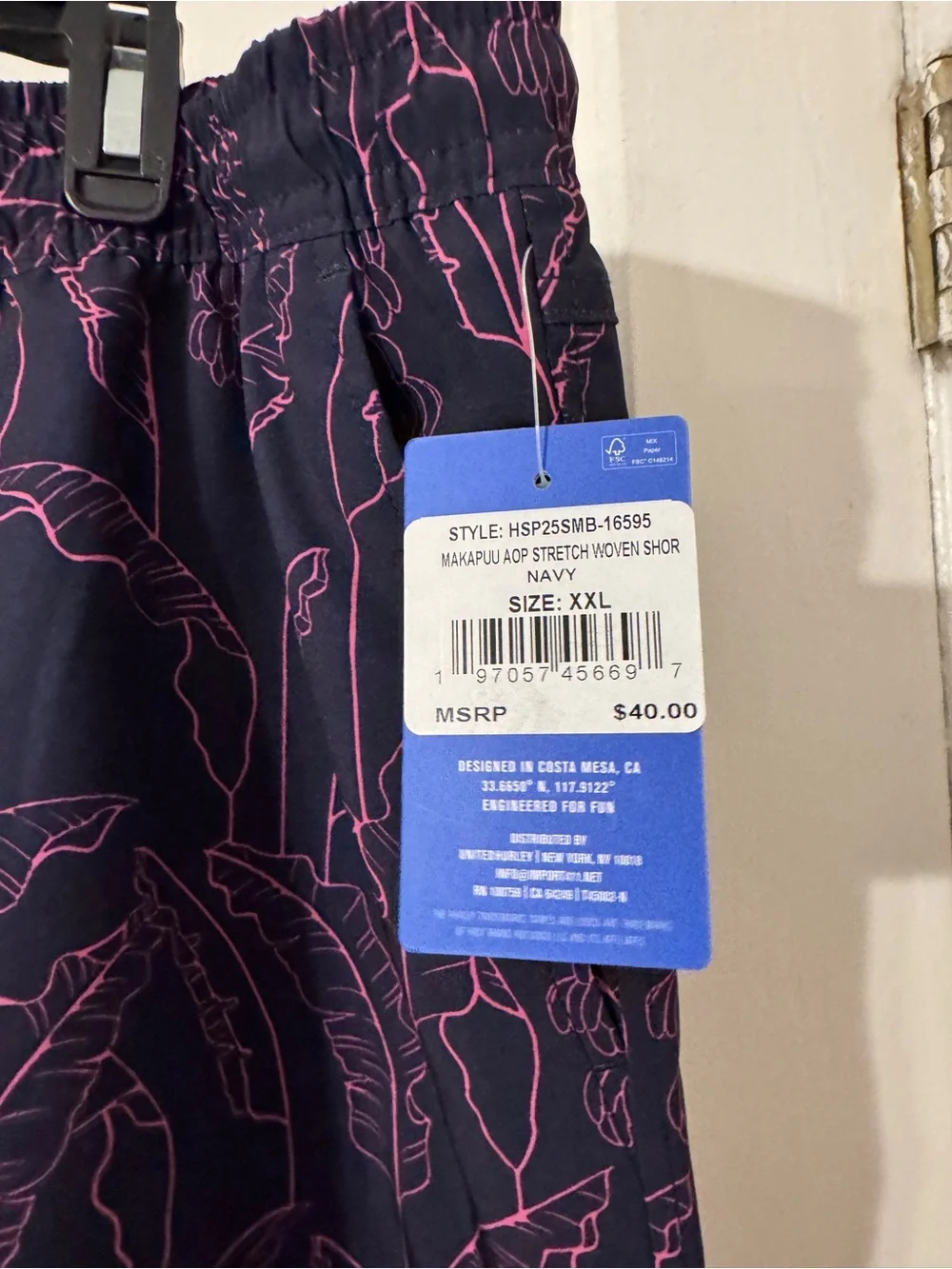 Hurley Swim Trunks Sz xxl